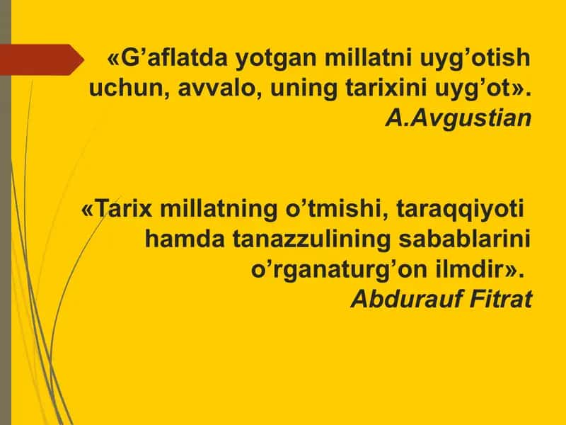 O‘zbekiston tarixi va uni o‘rganish 2