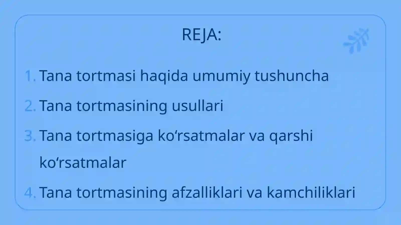 Tana tortmasi (traksiya) 2