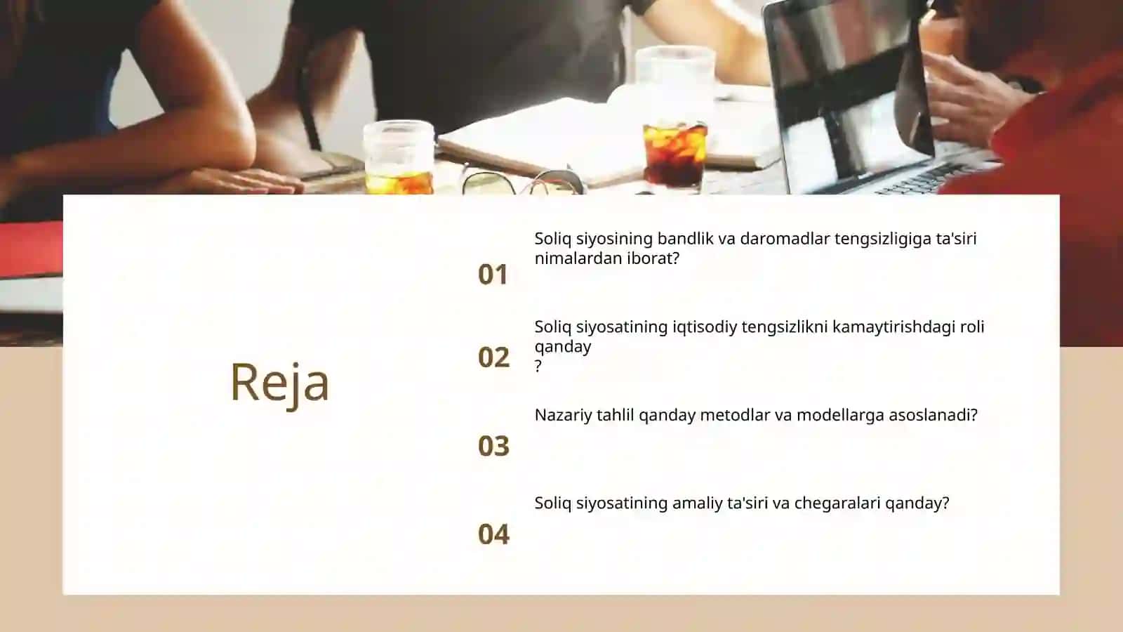 Soliq siyosatining bandlik va daromadlar tengsizligiga ta'siri ( nazariy tahlil ) 2