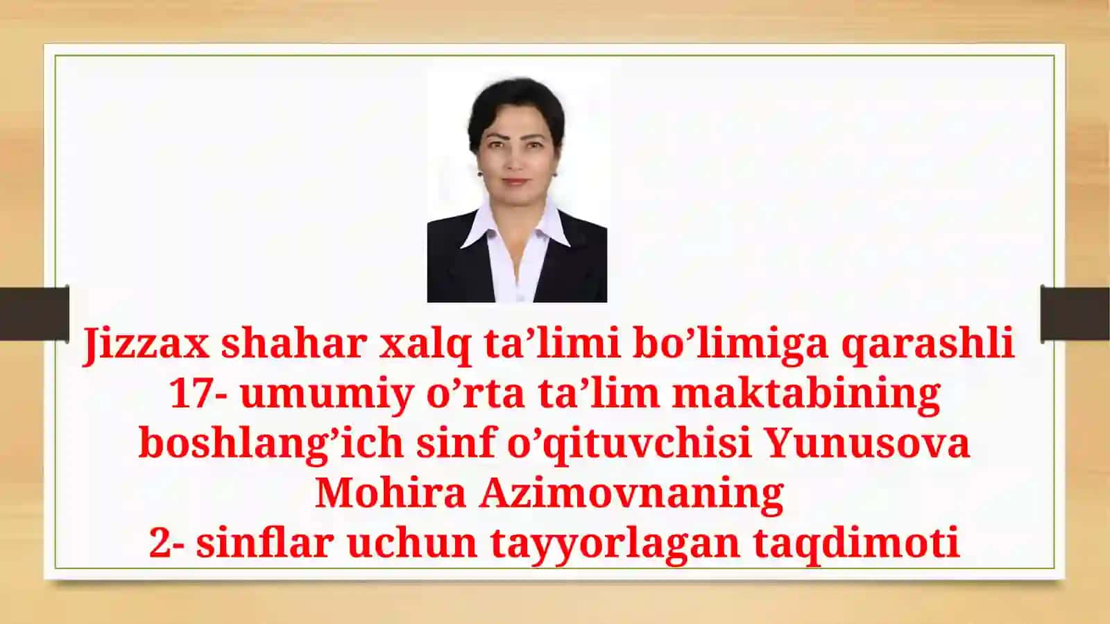 Matematika Darsi - Xatolarni To'g'rilash 2