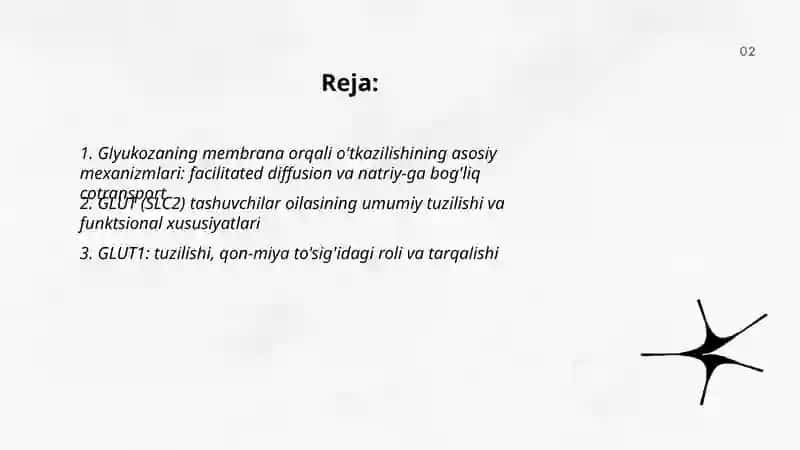 Glyukozani membrana orqali o'tkazilishi 2