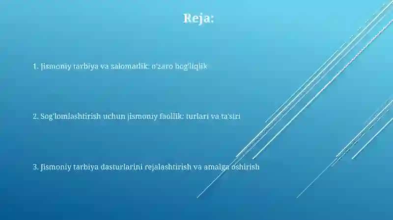 Jismoniy tarbiya va salomatlik 2