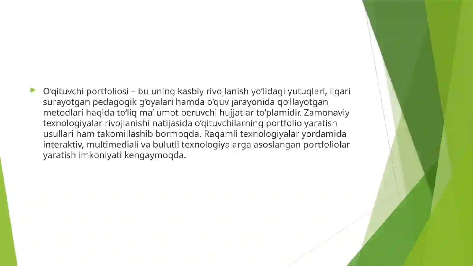 O‘qituvchiportfoliosi 2