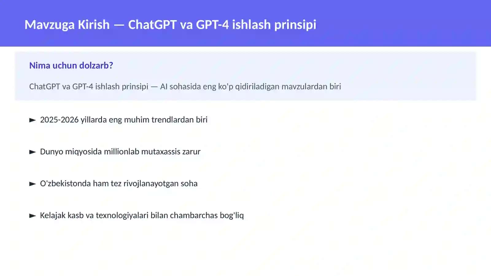 ChatGPT va GPT-4 ishlash prinsipi 2