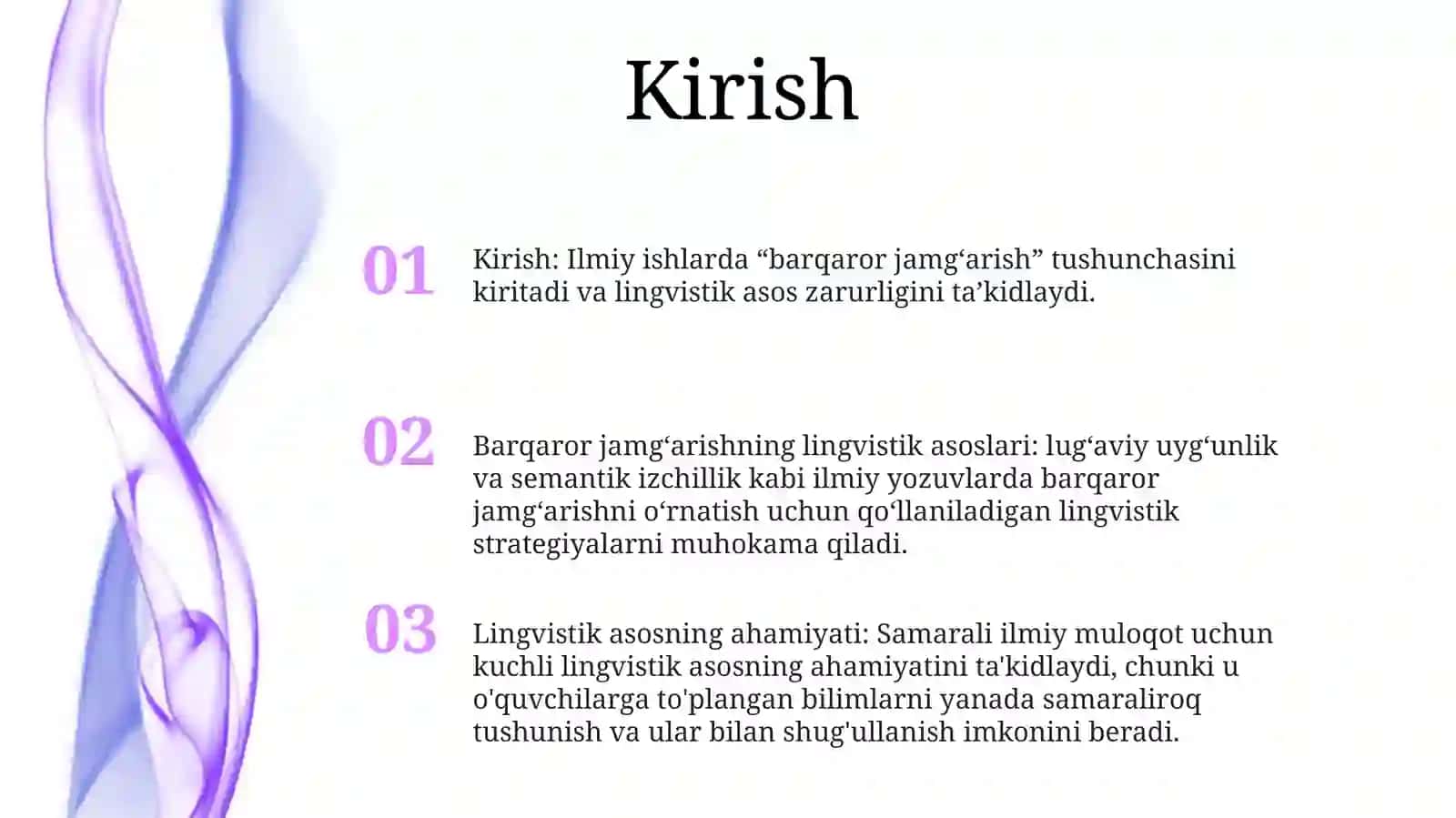 Ilmiy asarlardagi barqaror birikmalarning lingvistik bazasini shakillantirish 2