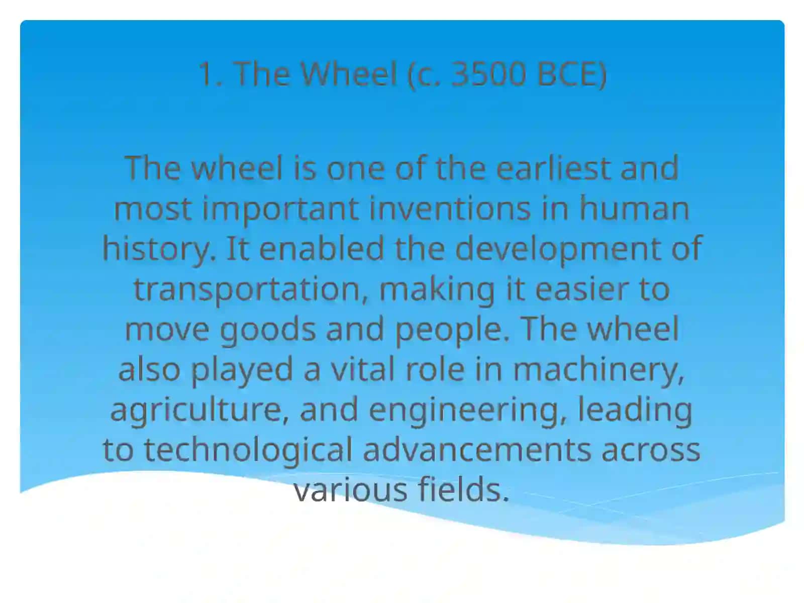 Great Inventions That Changed the World 2