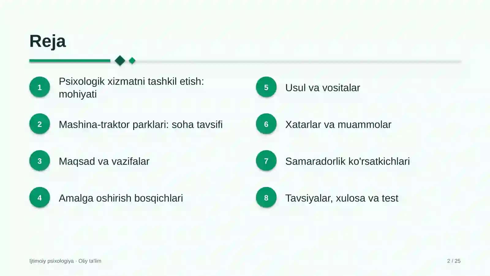 mashina traktor parklarida psixologik xizmatni tashkil etish 2703 2