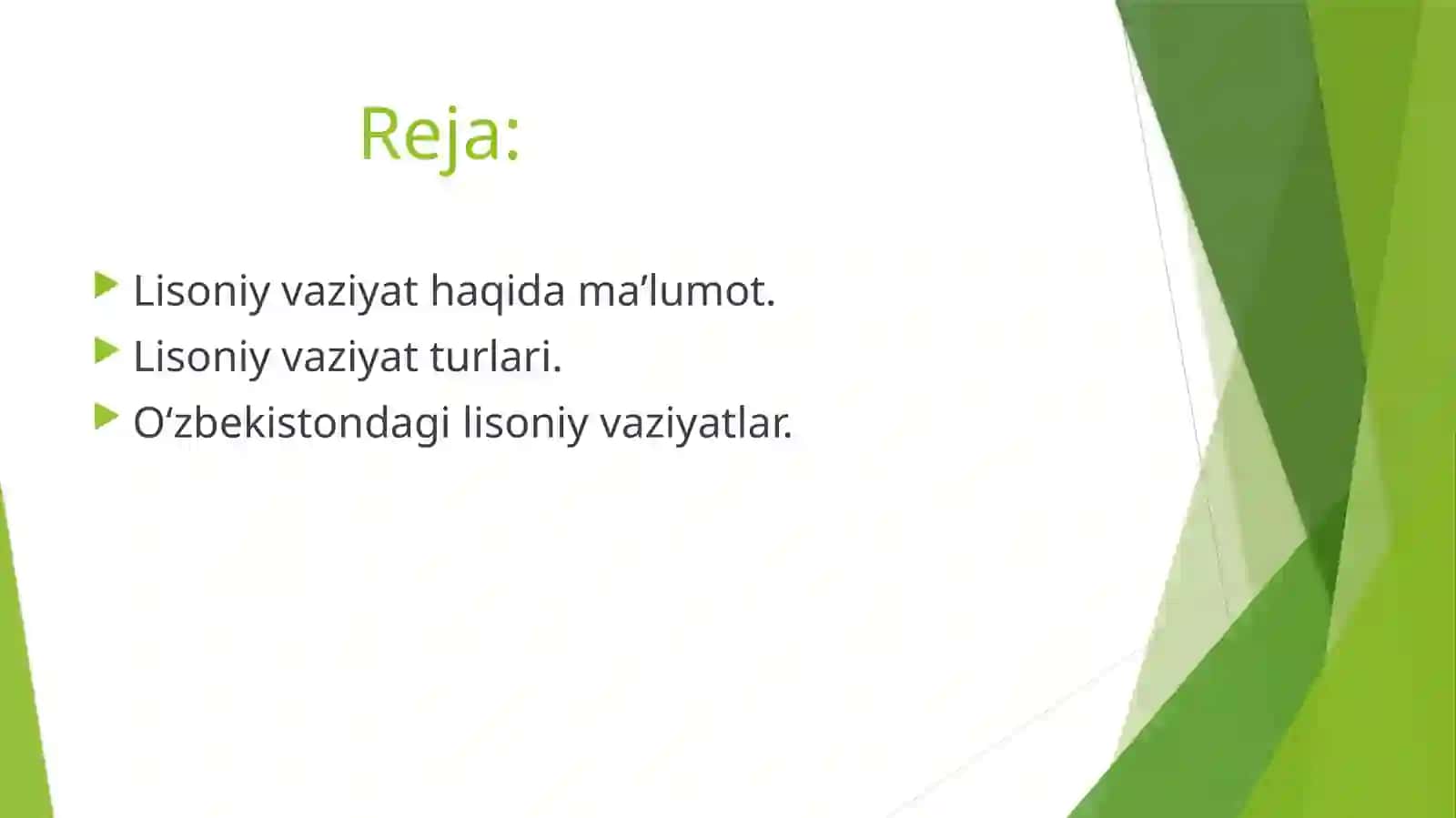 Oʻzbekistondagi lisoniy vaziyat 2