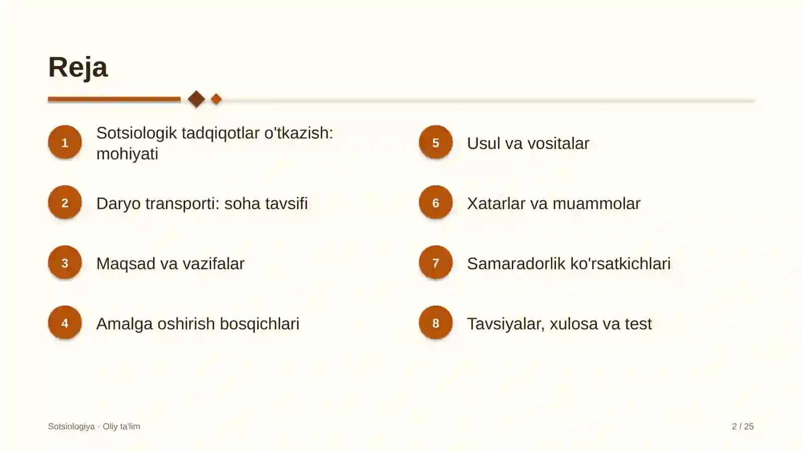 daryo transportida sotsiologik tadqiqotlar o'tkazish 5671 2