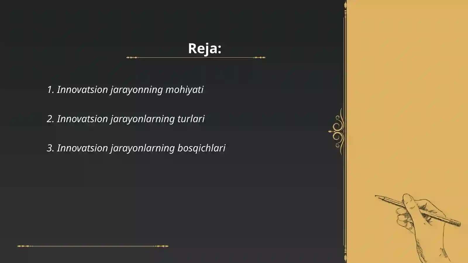 Innavatsion jarayonlarning modellari 2