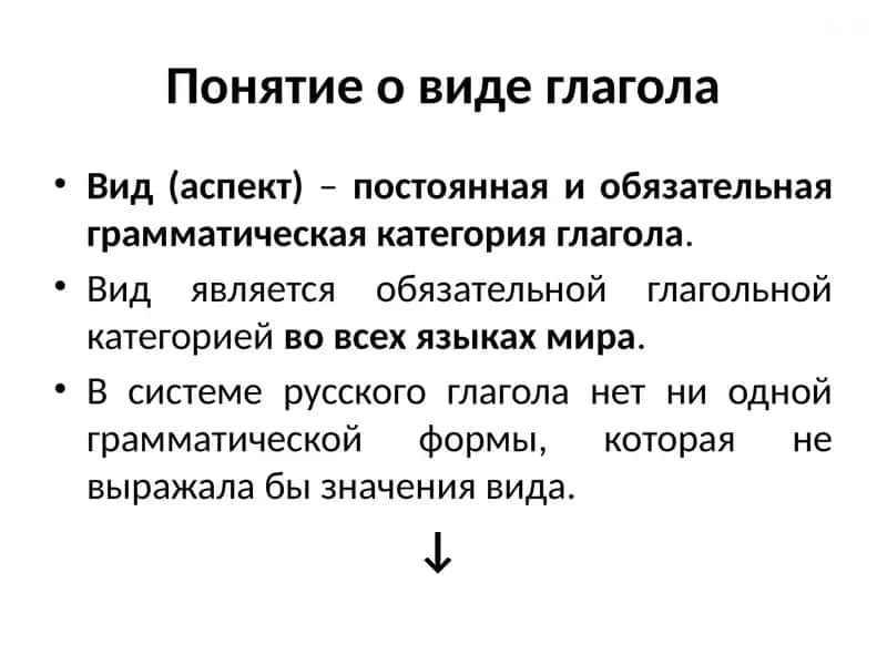 Категория вида глагола. Связь категории вида с категориями времени и способы глагольного действии 2