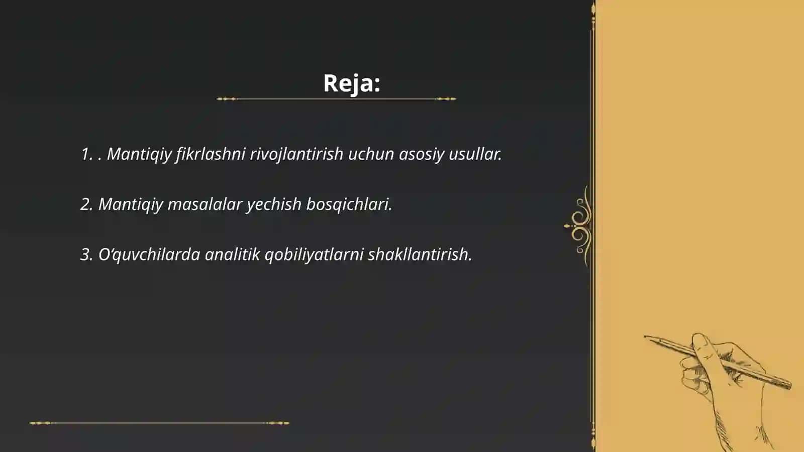 4– sinf matematika darsligining mantiqiy topshiriqlarni o’rgatish metodikasi 2