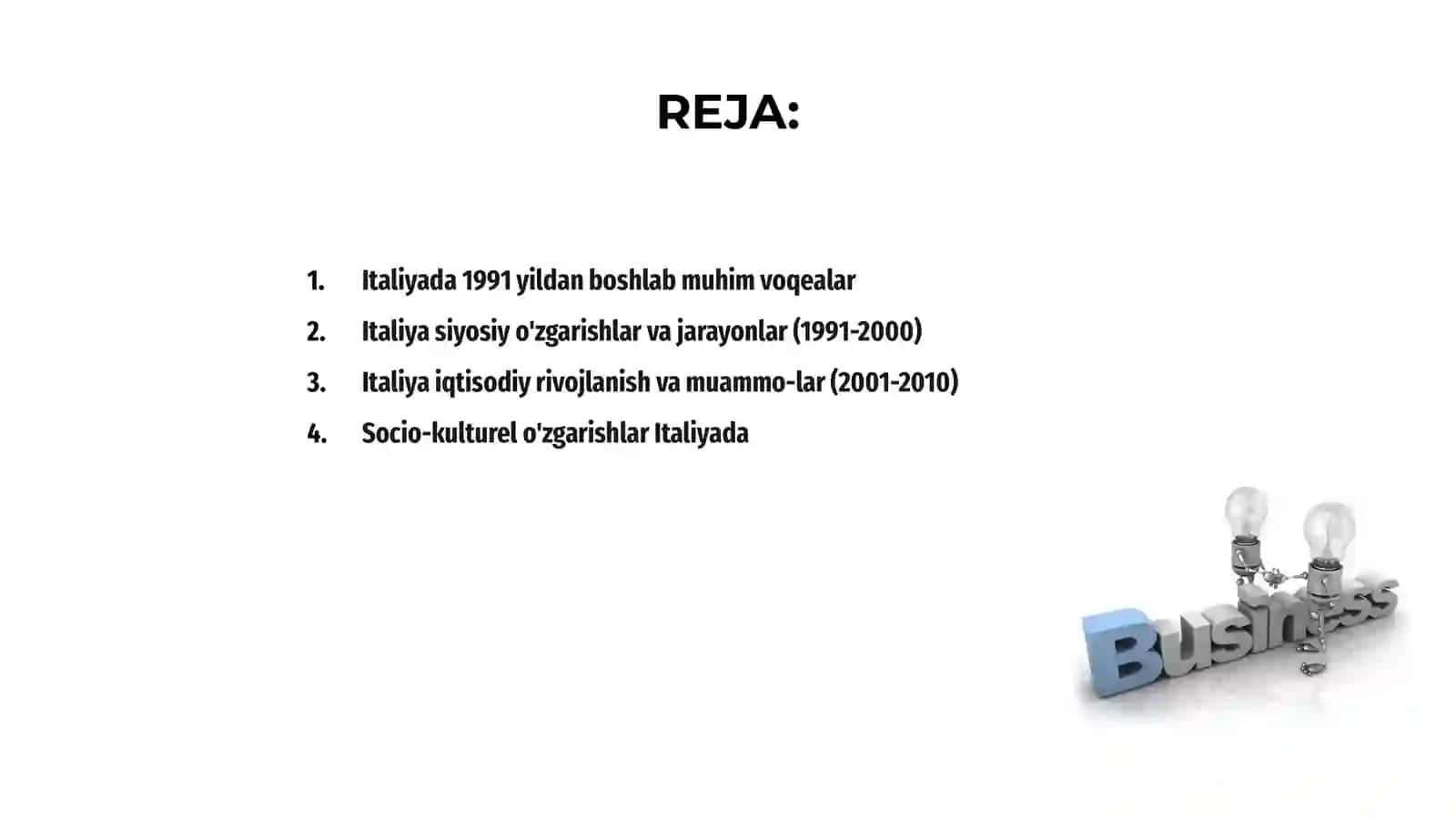 Italiya 1991-2025 yillarda 2
