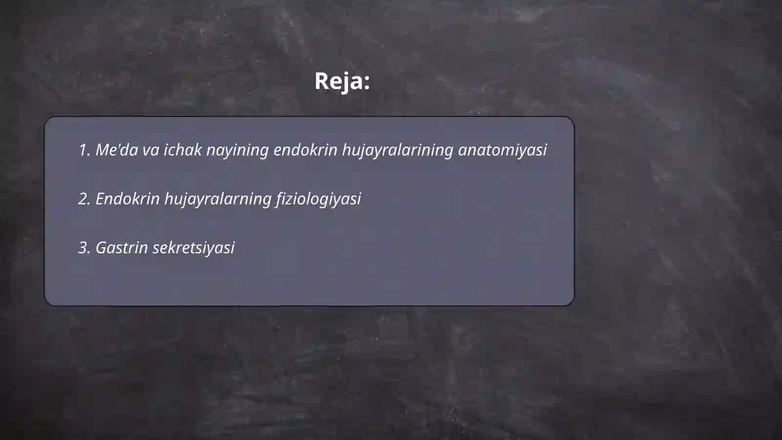 Me'da va ichak nayining endokrin hujayralari 2