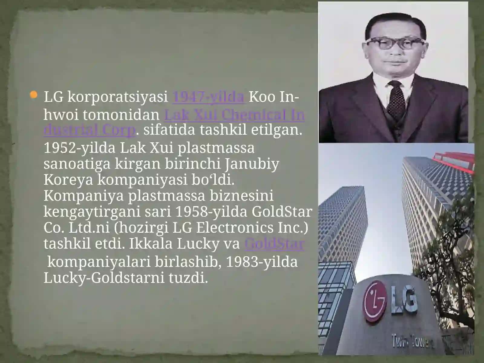 LGning yaratilishi tarixi 2