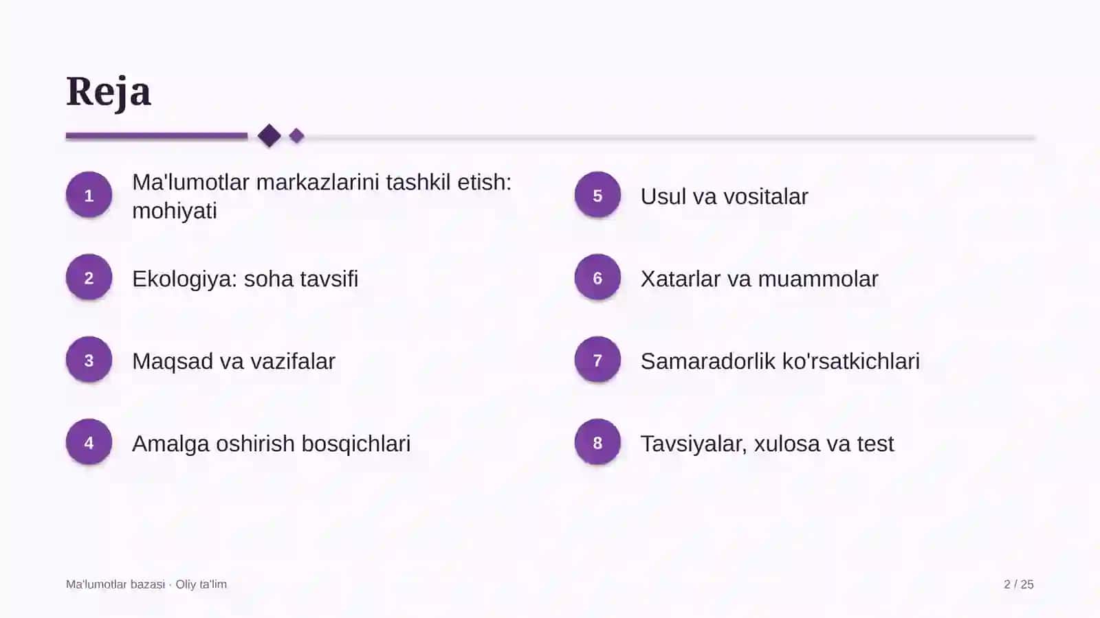 ekologiya sohasida ma'lumotlar markazlarini tashkil etish 7807 2