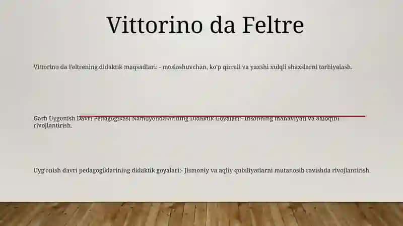 Garb Uygonish Davri Pedagogikasi Namoyondalarining Didaktik Goyalari 2