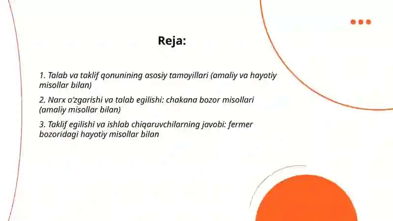 Talab va taklif qonuni 2