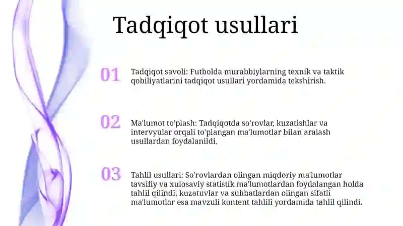 Futbol O'Yinida Murabbiylaring Texnika Taktika Soxasidagi Izlanishlari 2