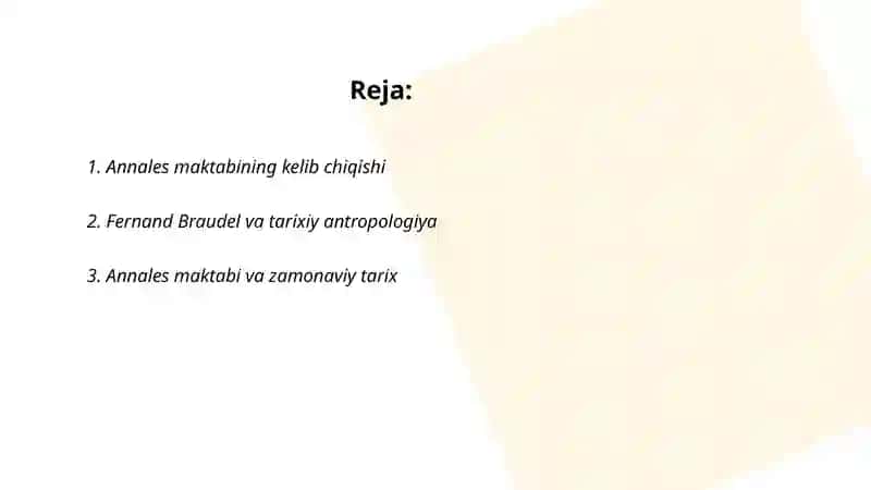 Annales maktabining kelib chiqishi 2