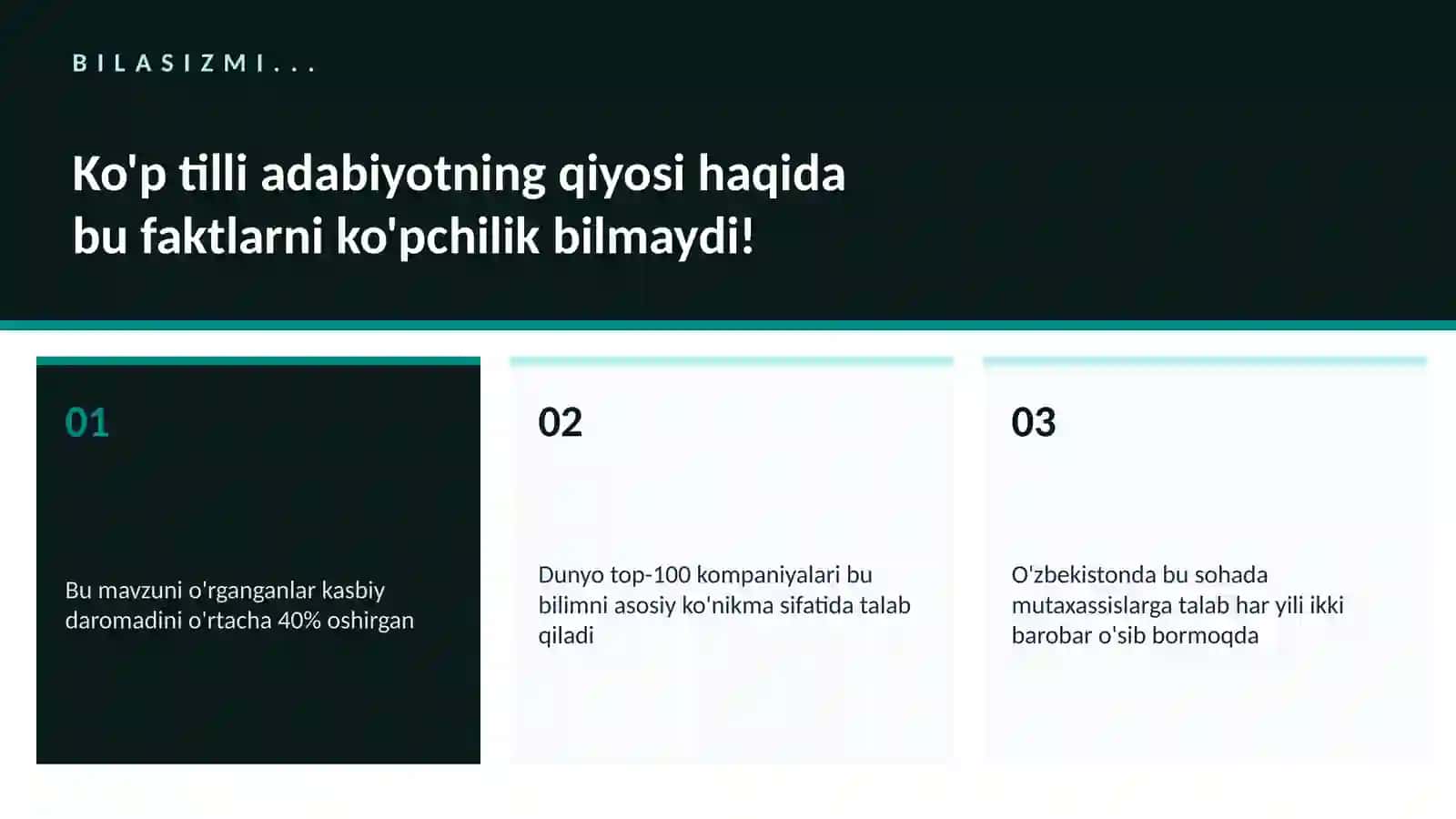 Ko'p Tilli Adabiyotning Qiyosi 2