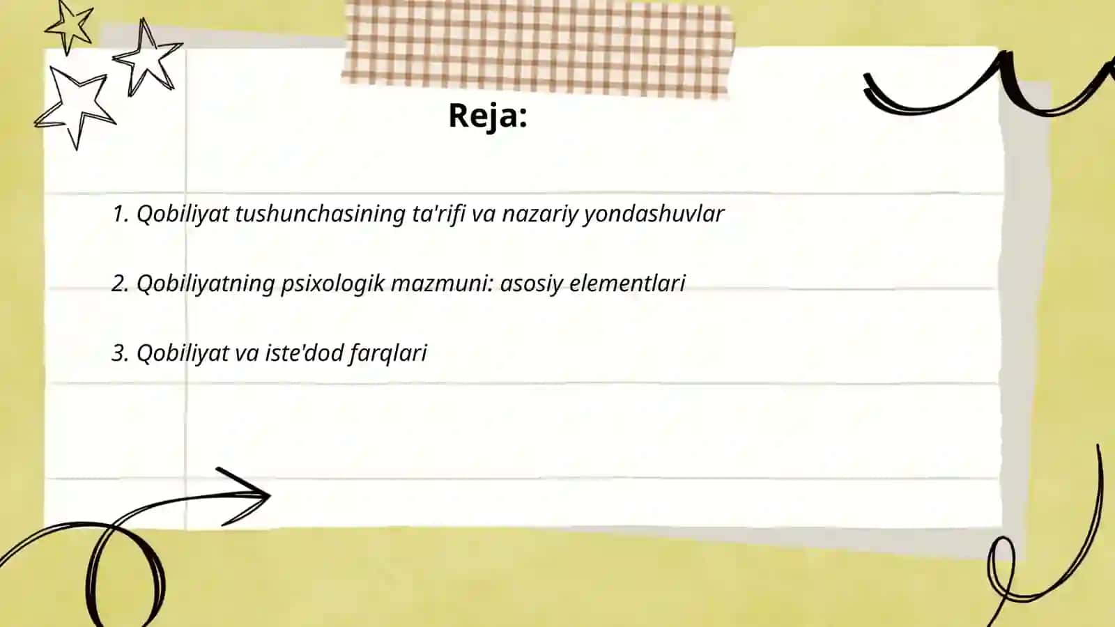 Qobiliyat tushunchasi va uning psixologik mazmuni 2