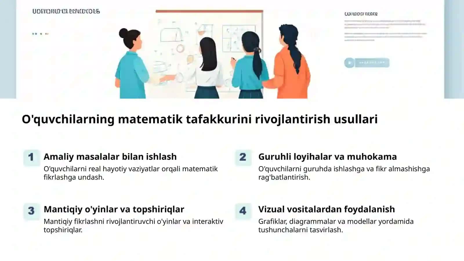 Boshlang'ich sinf matematika metodikasi 2