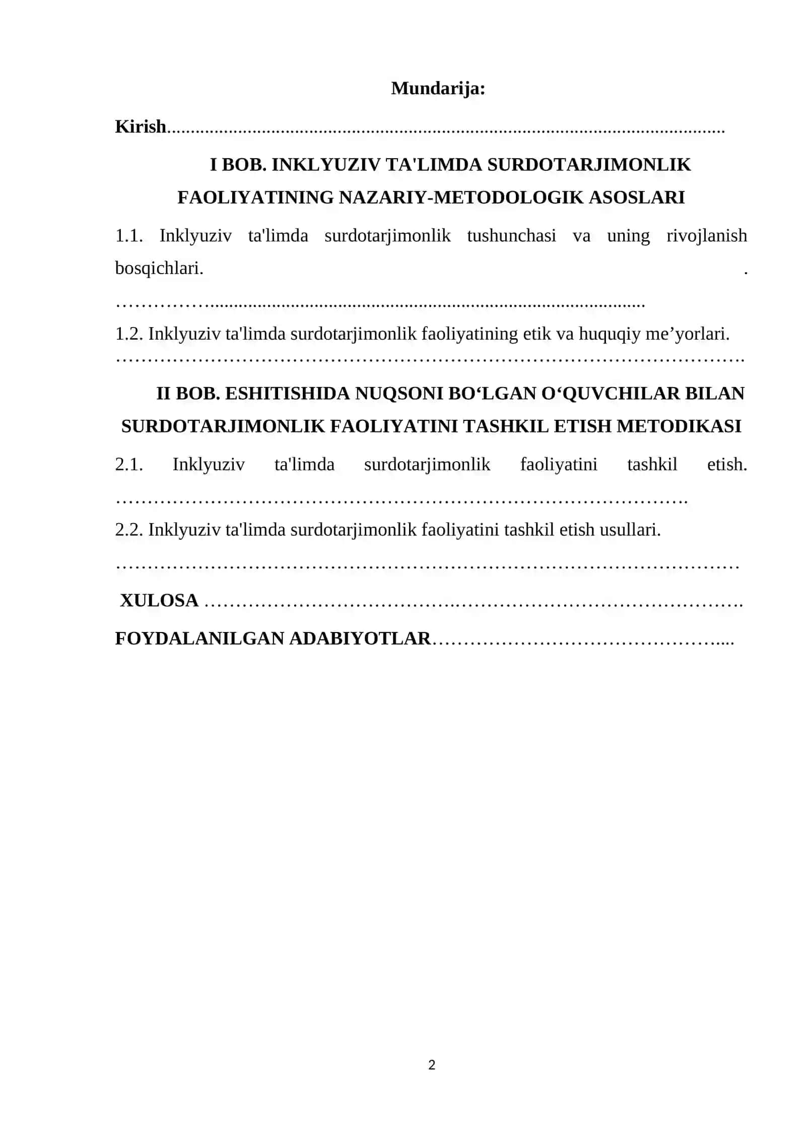 Inklyuziv ta'limda surdotarjimonlik faoliyatining metodik asoslari 2
