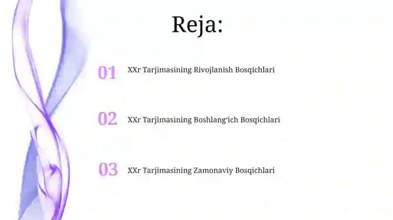 XXR tarjimashunoslikning rivojlanish bosqichlari 2