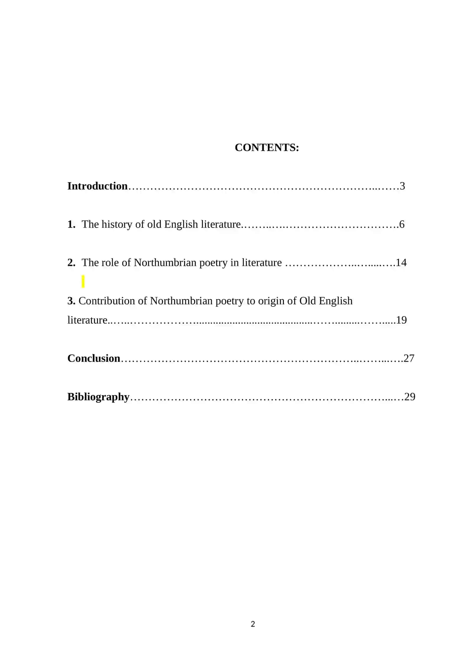 CONTRIBUTION OF NORTHUMBRIAN POETRY TO ORIGIN OF OLD ENGLISH LITERATURE 2