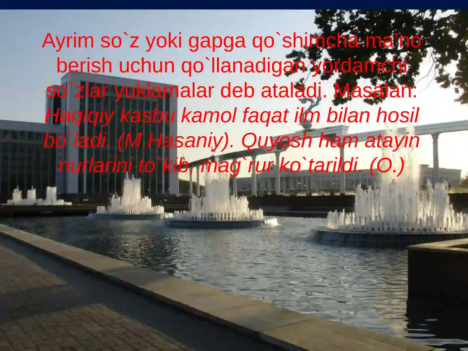 4-sinf Ona tili va o'qish savodxonligi dars ishlanma. Har bir kunim yangilik. Gapning maqsadiga ko'ra turlari 2