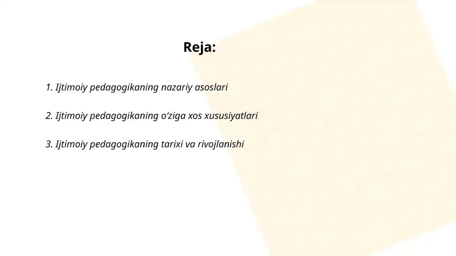 Ijtimoiy pedagogikani va ijtimoiy pedagogik faoliyat rivojining metodologik asoslari 2