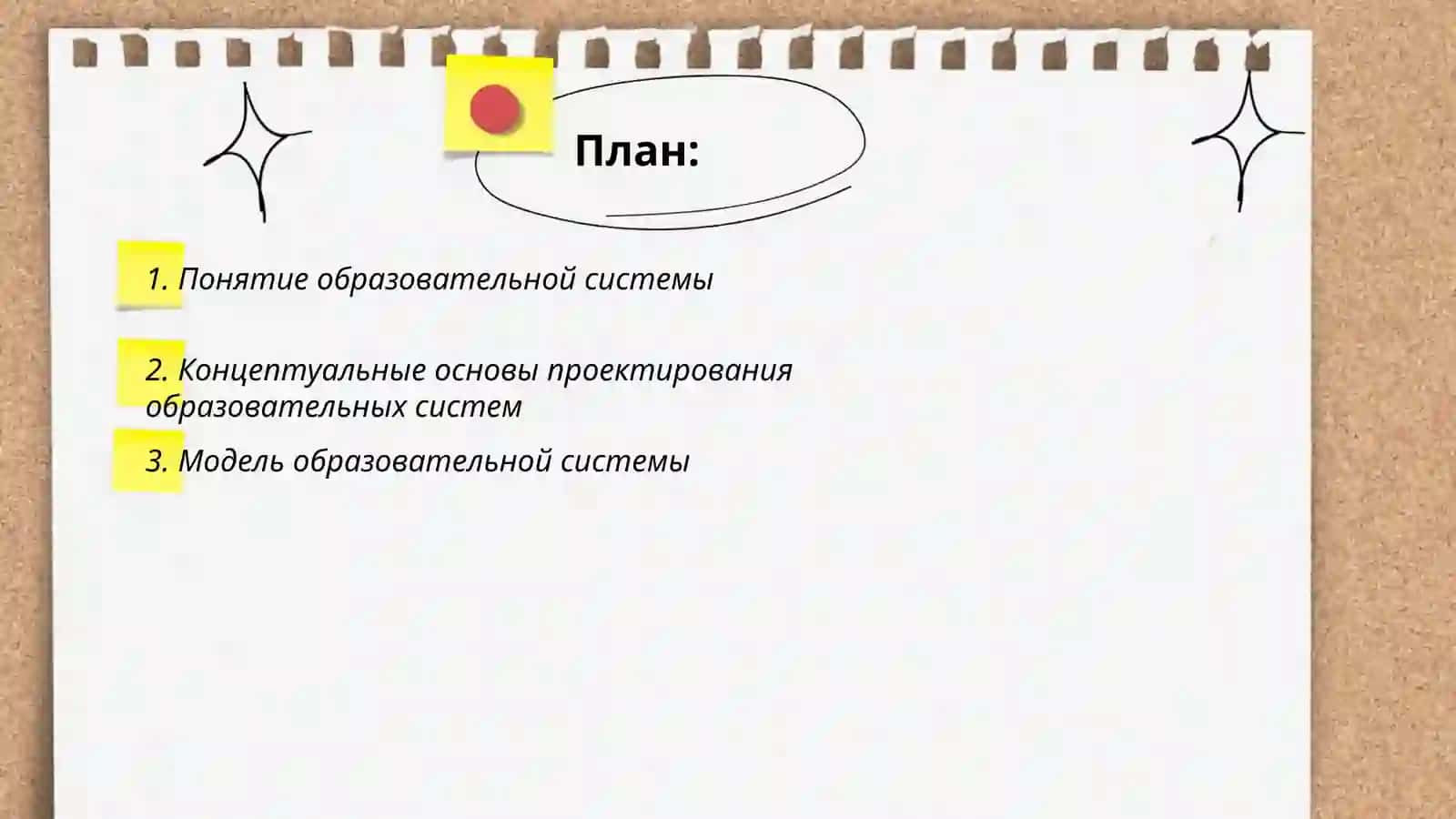 Модель образовательной системы 2