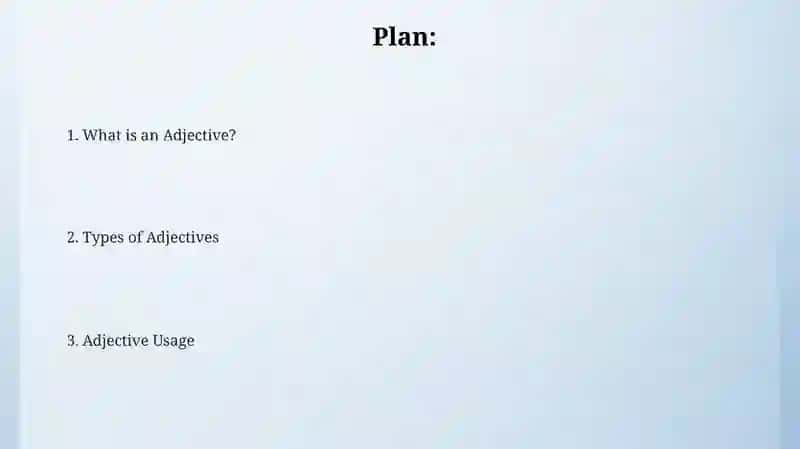 Presentation on Adjective 2