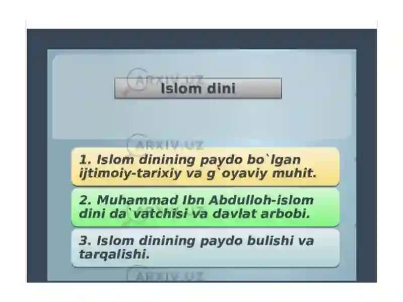 Islomdini 2