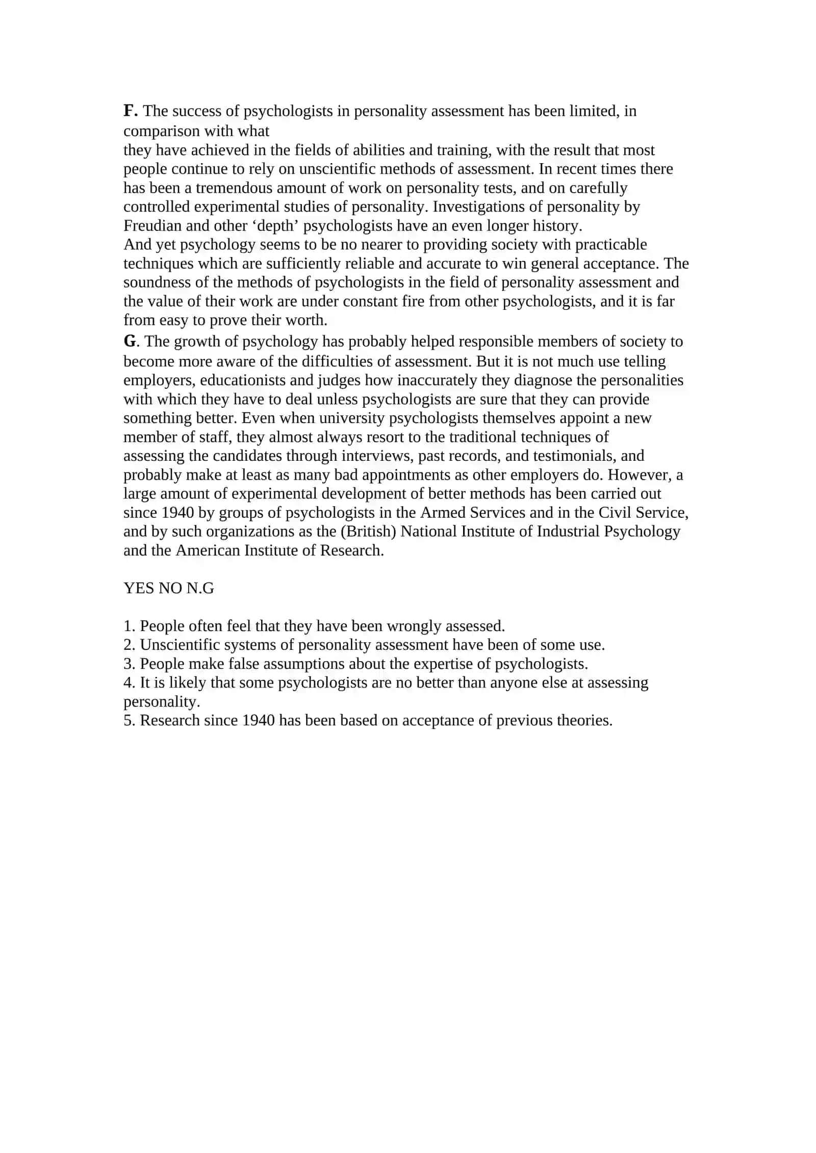 Importance of Judging Personalities 2