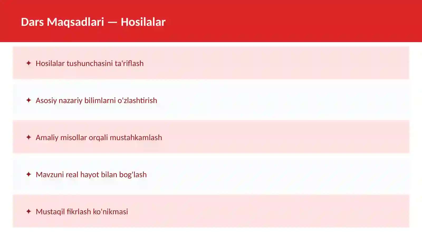 Matematika Dars Ishlanmasi 2