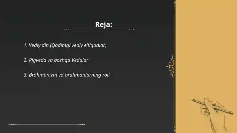 Vediy din (Qadimgi vediy e'tiqodlar) 2