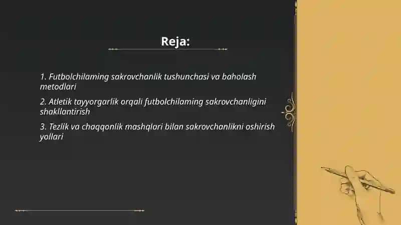 Futbolchilaming sakrovchanlik tayyorgarligini amalga oshirish yollari 2