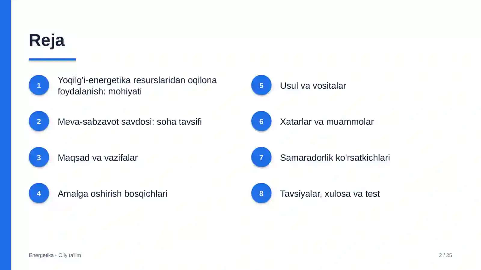 meva sabzavot savdosida yoqilg'i energetika resurslaridan oqilona foydalanish 3321 2