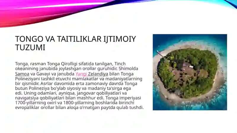 Tongo va Taitiliklar ijtimoiy tuzumi 2