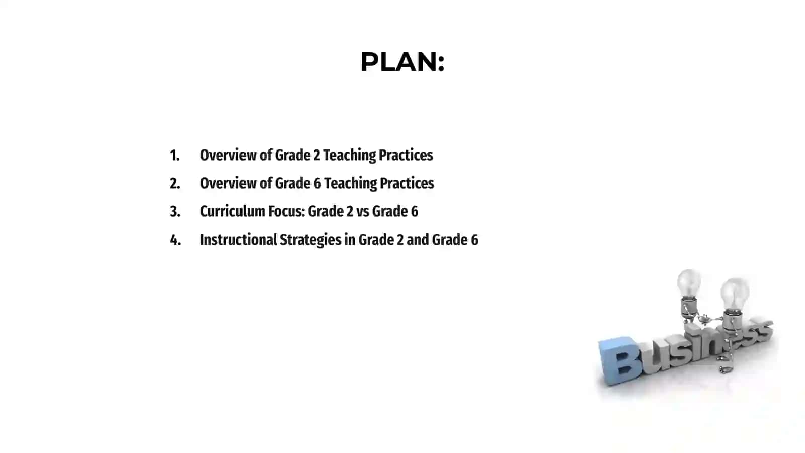 Grade 2 vs Grade 6 Teaching Practices 2