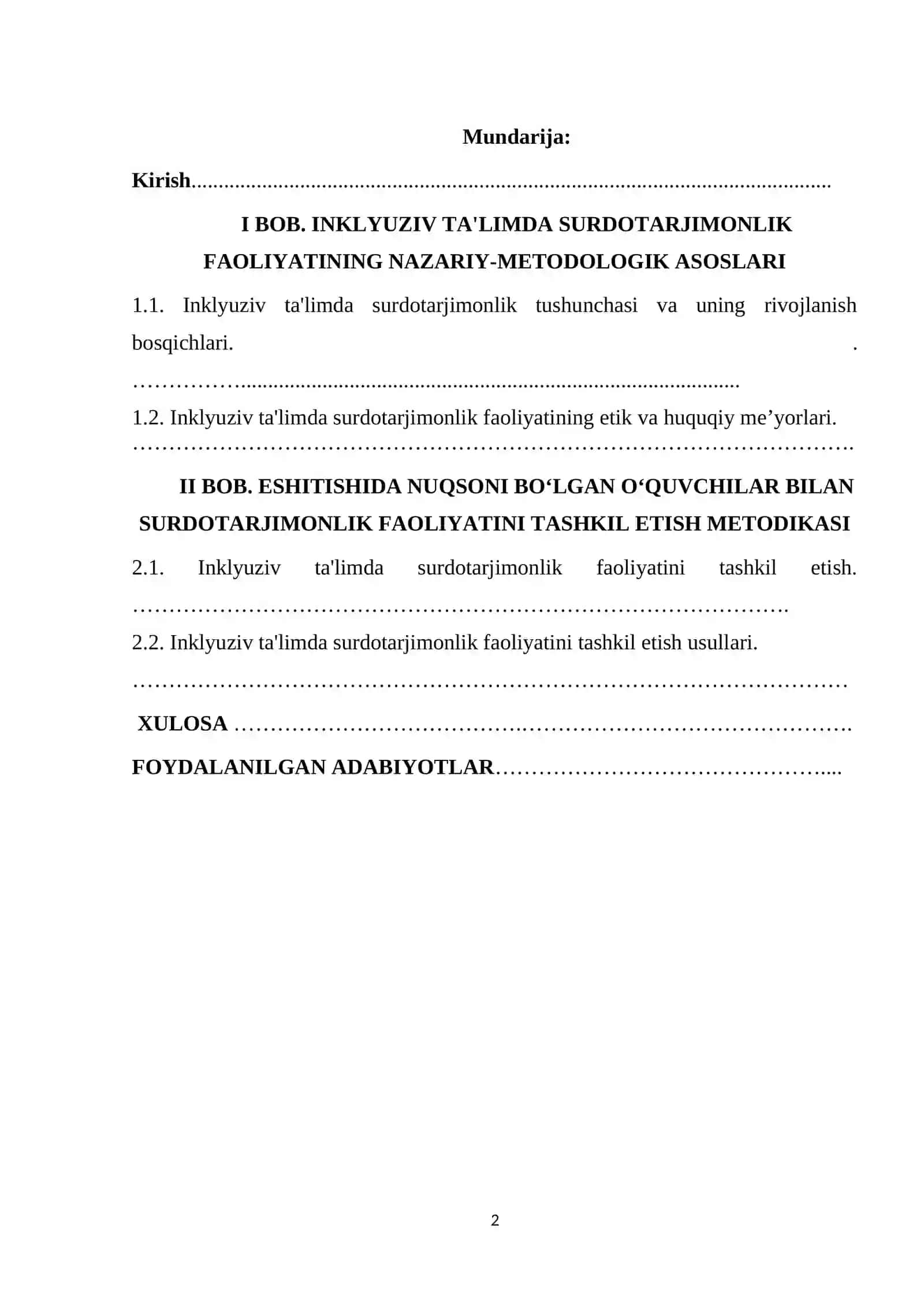 Inklyuziv ta'limda surdotarjimonlik faoliyatining metodik asoslari 2