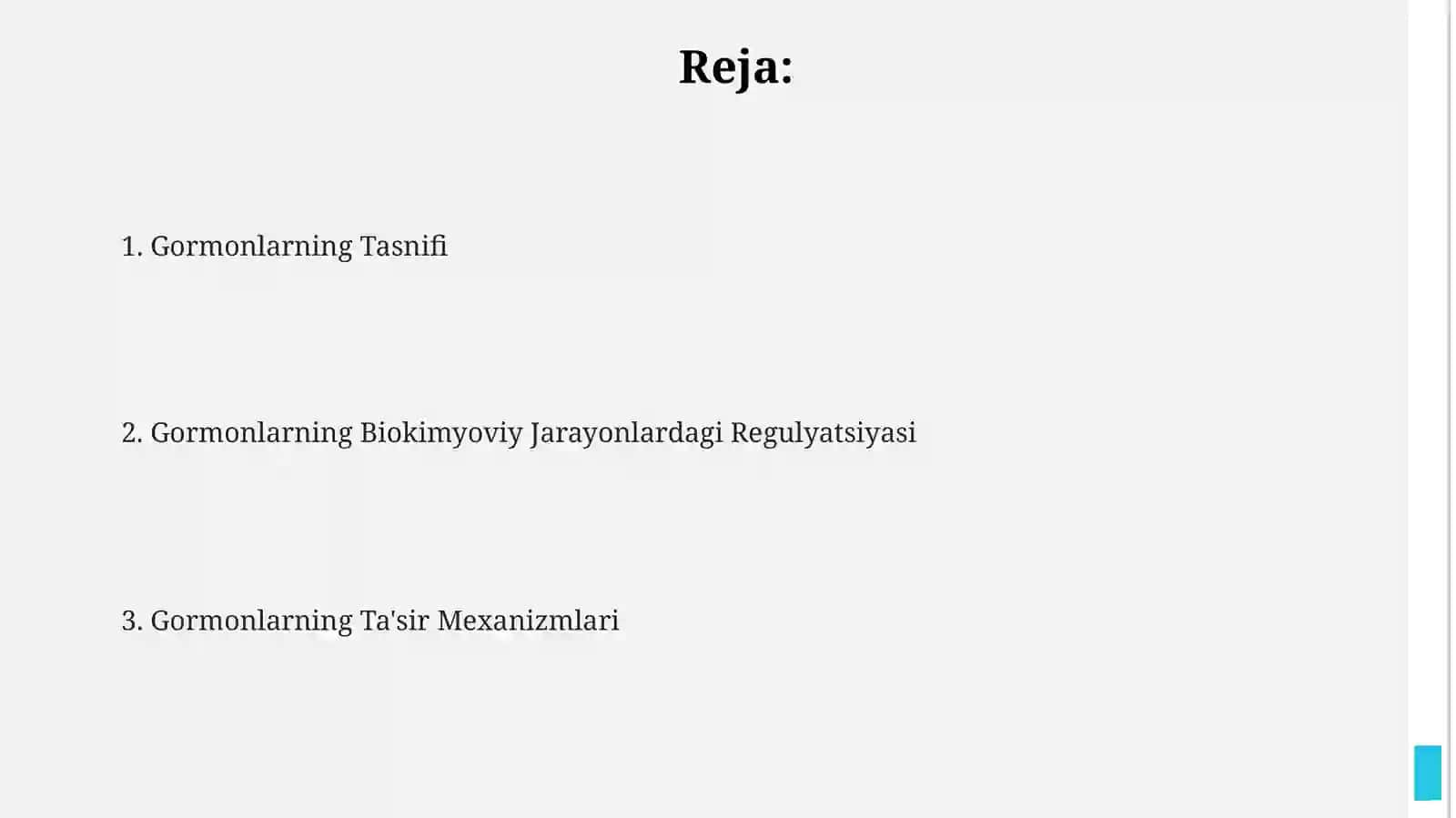 Gormonlarning Tasnifi 2