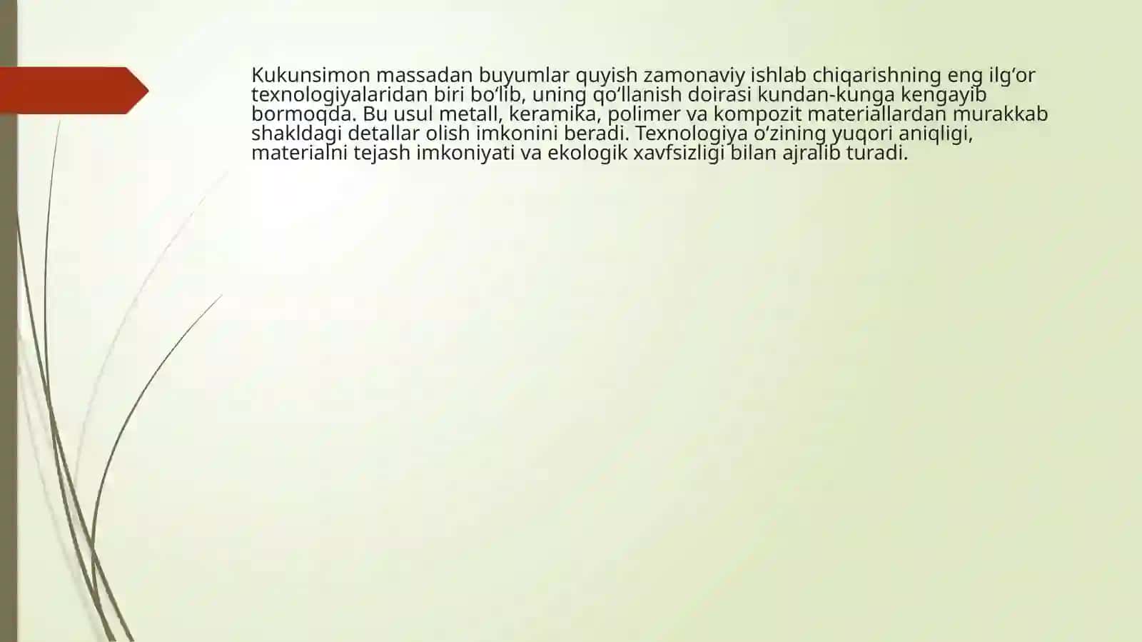 Kukunsimon Massadan Quyish Usullari 2