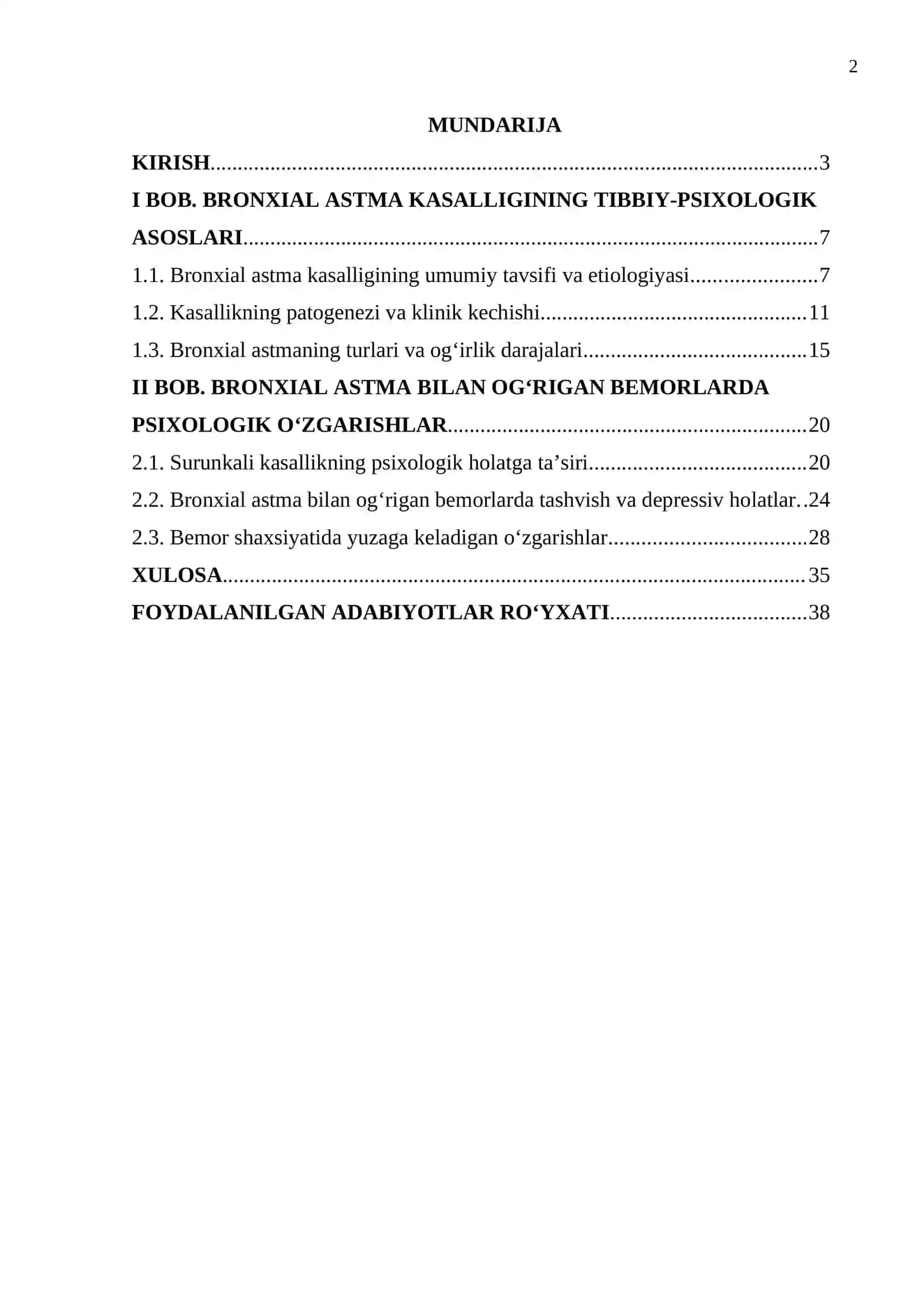 Bronxial astma kasalligi bilan hastalangan bemorlarda psixologik oʻzgarishlar 2
