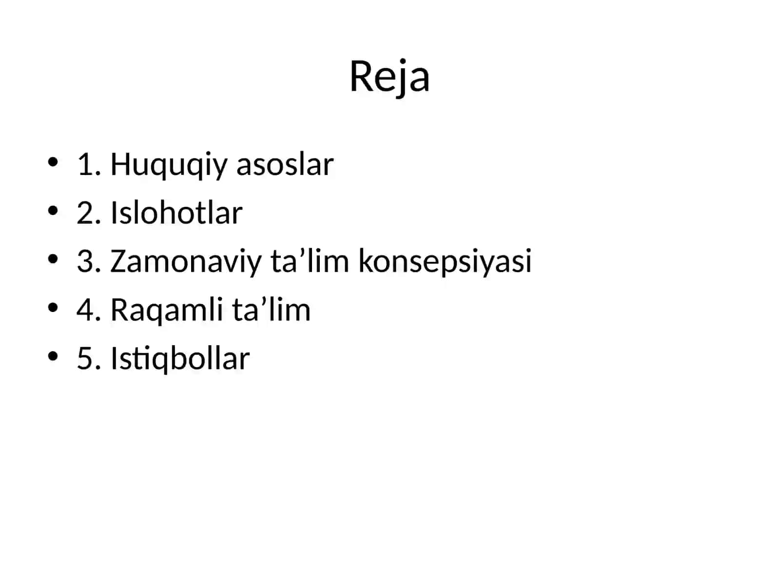 O‘zbekiston Respublikasida ta’lim tizimini rivojlantirishning konseptual asoslari 2