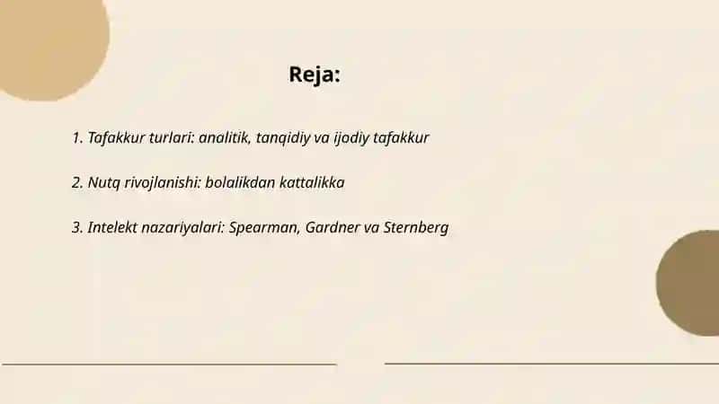 Tafakkur. Nutq va intelekt 2