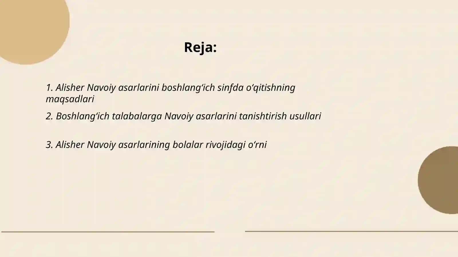 Boshlangʻich taʼlimda Alisher Navoiy asarlarini oʻqitish usullari fanining maqsad va vazifalari 2