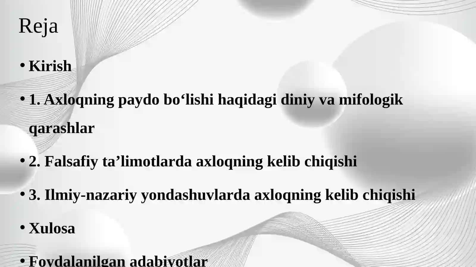 Axloqning kelib chiqishi haqidagi qarashlar 2